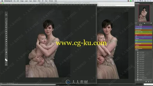 母婴摄影后期修饰实例训练视频教程的图片3