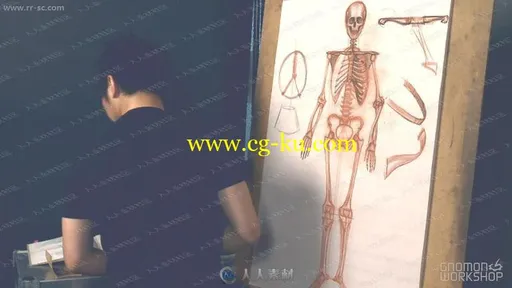 好莱坞艺术大师手绘细致人体比例结构视频教程第一季的图片1