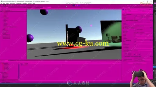 Unity制作VR虚拟现实游戏入门训练视频教程的图片2