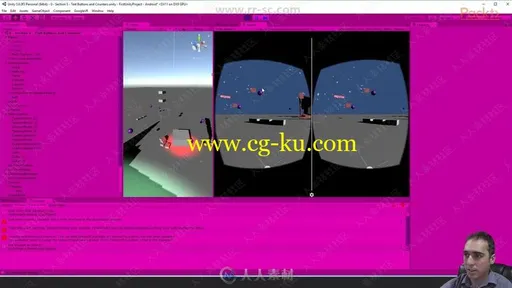 Unity制作VR虚拟现实游戏入门训练视频教程的图片3