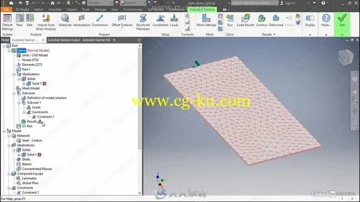 Autodesk Nastran In-CAD动力分析技术训练视频教程的图片1