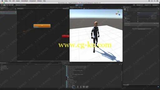 Unity中游戏角色骨骼动画实例制作视频教程的图片1