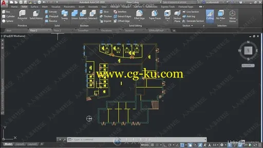 AutoCAD三维建筑建模技术训练视频教程的图片1