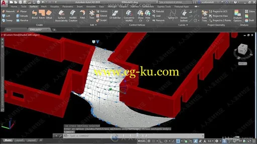 AutoCAD三维建筑建模技术训练视频教程的图片3