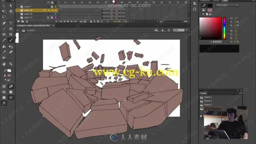 Animate超炫动漫角色动画实例制作视频教程的图片2