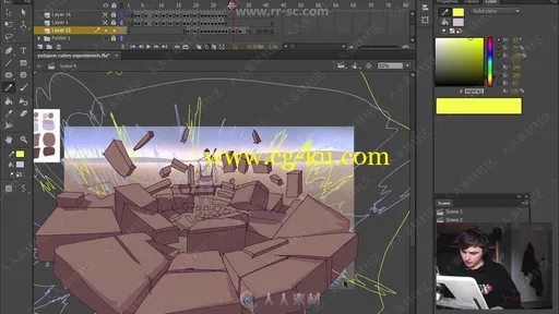 Animate超炫动漫角色动画实例制作视频教程的图片3