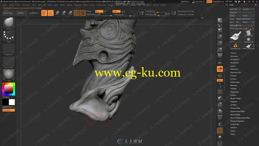 ZBrush顶级艺术家工作流程与技巧视频教程的图片1