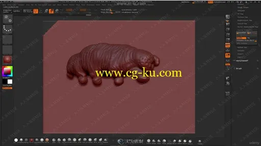 ZBrush超精细微生物雕刻实例训练视频教程的图片3