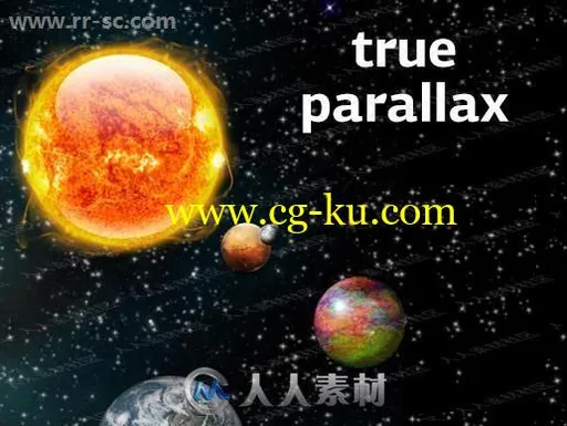 超真实视差效果天体星球粒子系统Unity游戏素材资源的图片1