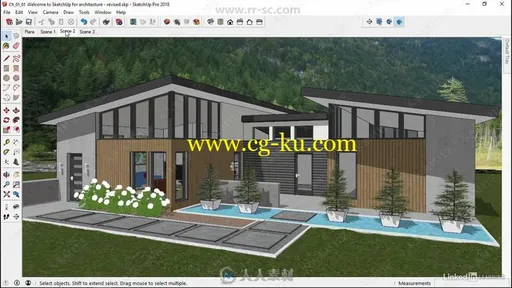 SketchUp工作流程核心技术训练视频教程的图片1