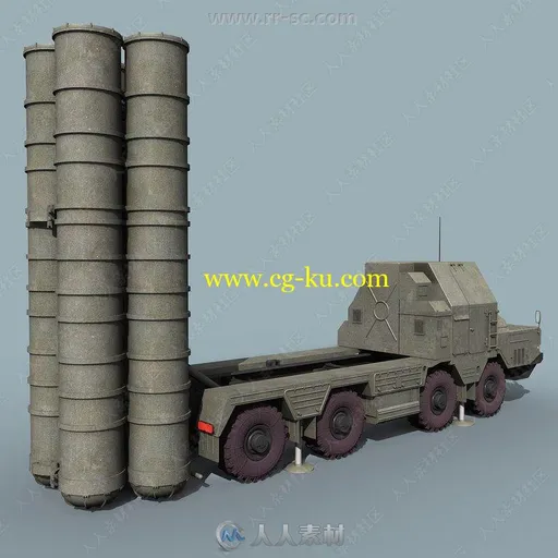 25组高品质俄罗斯导弹发射器武器3D模型合集的图片4