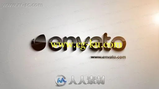 简洁利落碎片拼凑logo动画演绎AE模板的图片1