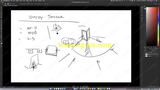 Moi3D科技机械传感器建模制作视频教程的图片1