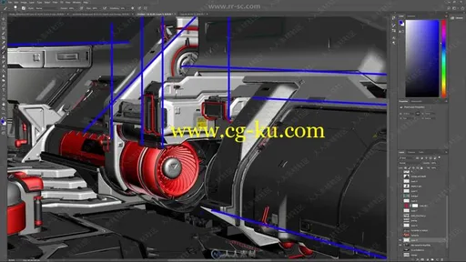 Fusion 360概念科幻游戏武器设计视频教程的图片3