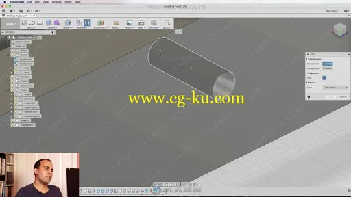 Fusion 360木工相关建模设计视频教程的图片1