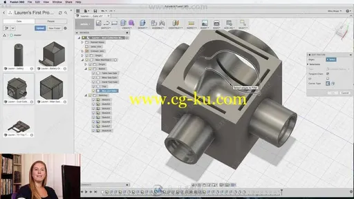 Fusion 360木工相关建模设计视频教程的图片2