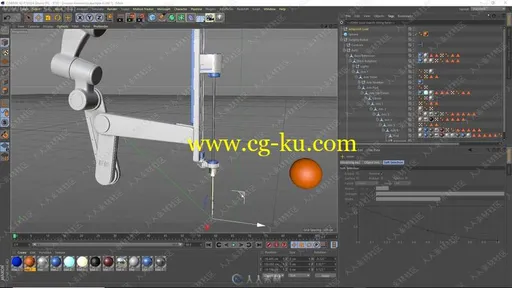 Cinema 4D精准外科机械手臂动画制作视频教程的图片3