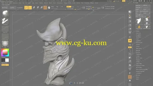 Zbrush大师班深海鱼死神雕刻高级视频教程的图片2