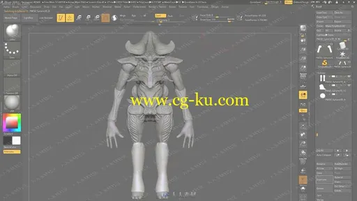 Zbrush大师班深海鱼死神雕刻高级视频教程的图片3