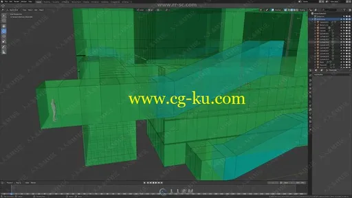 Blender科幻游戏环境场景动画制作视频教程的图片1