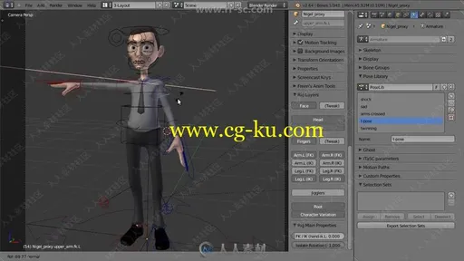 Blender人物角色动画大师级训练视频教程的图片2