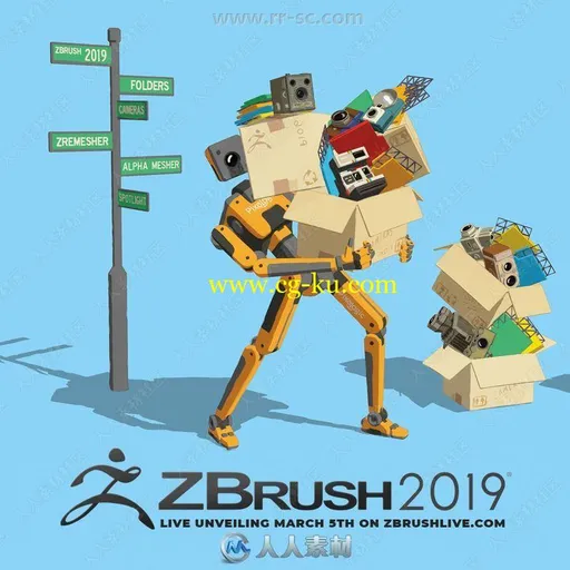 ZBrush数字雕刻和绘画软件V2019 Mac版的图片1