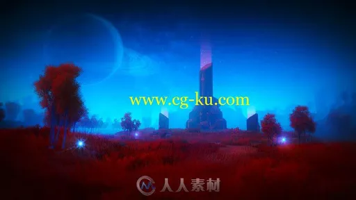 唯美梦幻场景3D模型Unity游戏素材资源的图片1