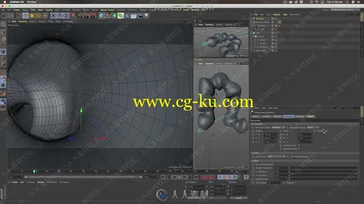 C4D医疗内窥镜腔内镜动画视频教程的图片2