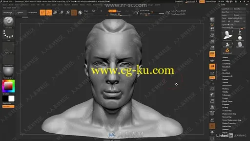 ZBrush高效工作流程使用技巧视频教程的图片1