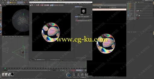 C4D与Octane超酷折射艺术特效视频教程的图片2