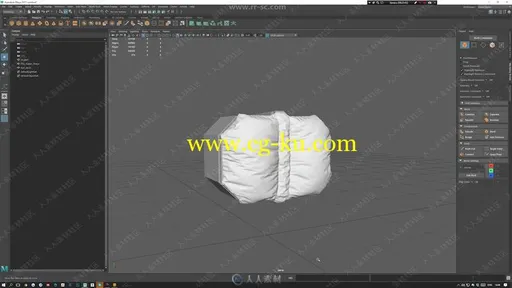 100组柔软布料填充物3D模型合集的图片3