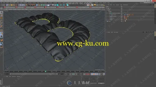 Cinema 4D布料模拟技术训练视频教程的图片3