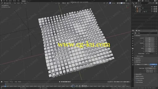 Blender抽象大脑星系复杂结构建模艺术视频教程的图片2