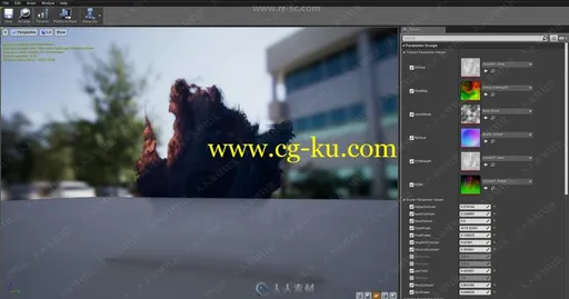 UE4游戏动态天空云场景纹理材质实例制作视频教程的图片1