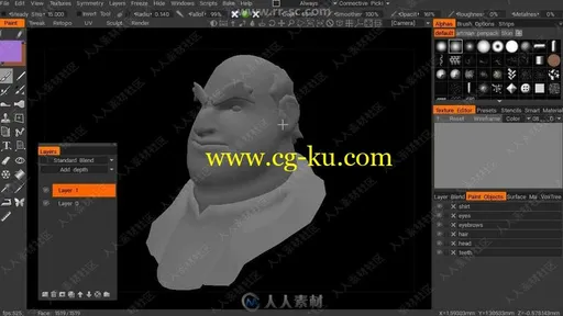 ZBrush与3D-Coat个性男性角色实例制作视频教程第二季的图片1