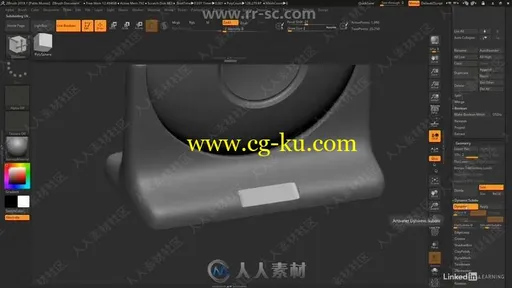 ZBrush产品原型雕刻设计工作流程视频教程的图片1