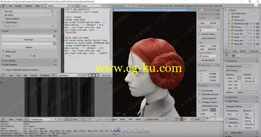 Hair Tool头发建模制作Blender插件V2.0.5版的图片1