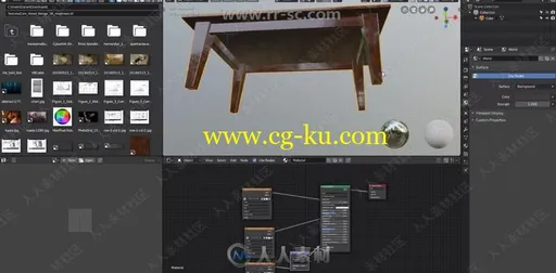 Blender逼真餐厅室内场景实例制作视频教程的图片3