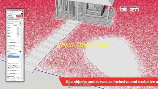Skatter快速群集化渲染设置SketchUp插件V1.4.7版的图片3