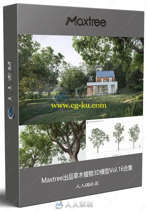 Maxtree出品草木植物3D模型Vol.16合集的图片1