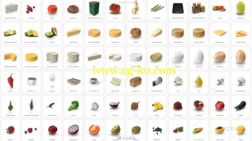 160组蔬菜水果食物等健康饮食PSD模板合集的图片2