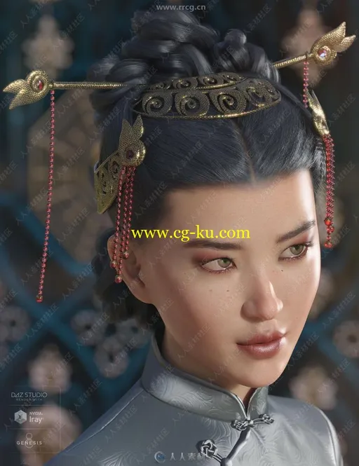 Mei Lin 8 Pro各种形象造型特色女性角色3D模型合集的图片1