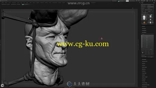 Zbrush游戏角色雕刻制作实例训练视频教程的图片3