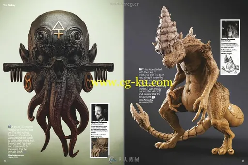 3D艺术家书籍杂志2019年总133月刊的图片3
