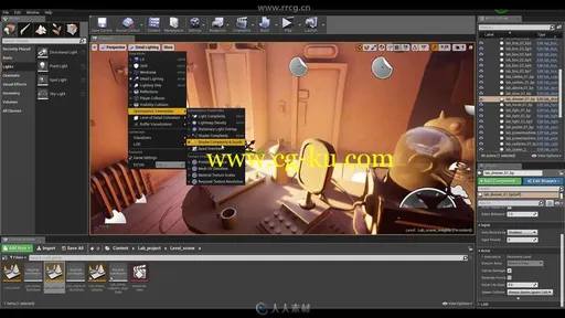 UE4卡通游戏室内设计建模与纹理制作视频教程的图片3