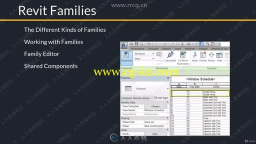 Revit Families组件协同工作技巧视频教程的图片3