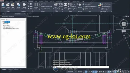 AutoCAD Mechanical机械设计核心技术视频教程的图片3