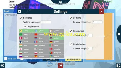 脏话坏词过滤器工具Unity游戏素材资源的图片2