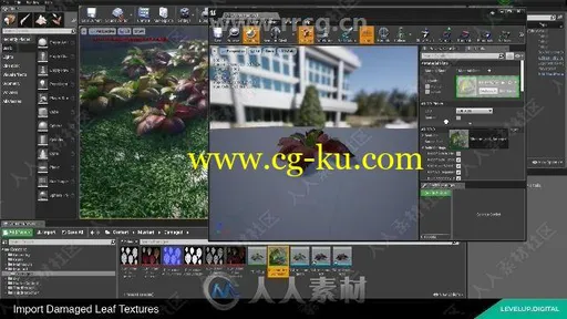 Substance Designer树叶植物纹理贴图制作视频教程的图片2