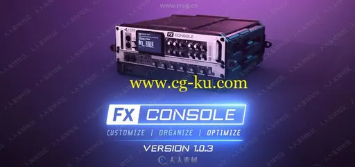 FX Console特效工作流程控制AE插件V1.0.4版的图片1
